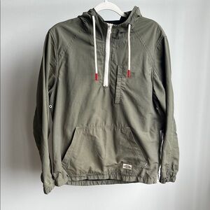 Olive Green Hooded Jacket
